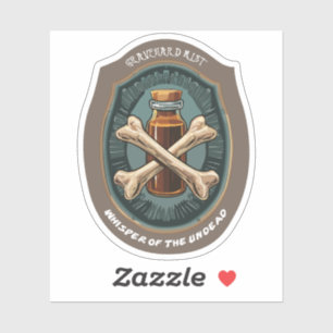 Witches Potion Graveyard Mist Label