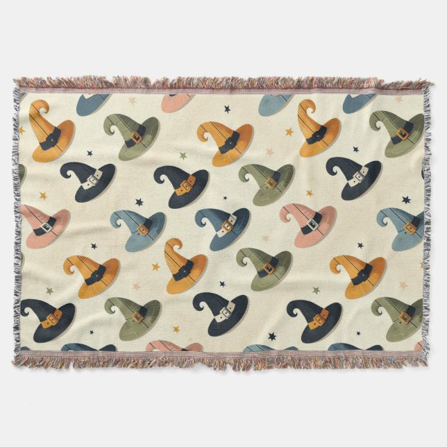 Witches Row Throw Blanket (Front)