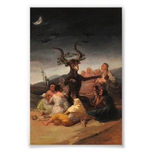 Witches' Sabbath by Francisco de Goya Photo Print