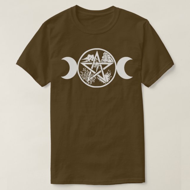 Witches Serenity Prayer  FRONT and BACK Witch Desi T-Shirt (Design Front)