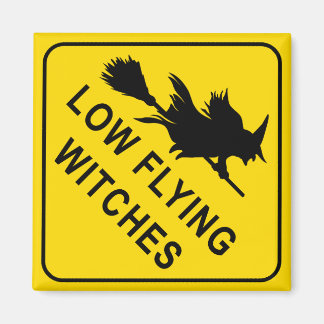 Witches Square Magnet