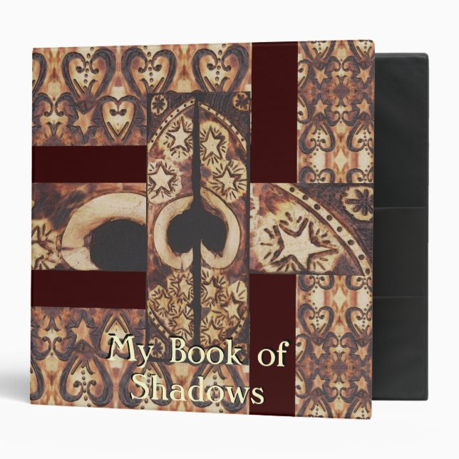 Witches Starry Night Book of Shadows Binder (Front/Inside)