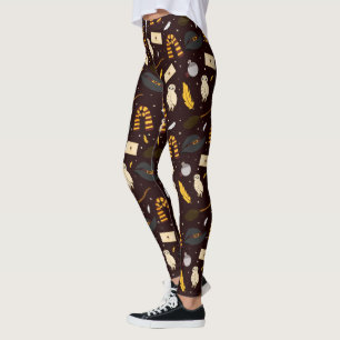 Witches, Wizards & Magic Pattern Leggings