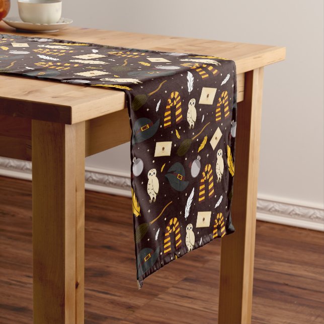Witches, Wizards & Magic Pattern Medium Table Runner (In Situ)