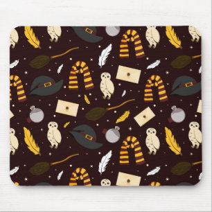 Witches, Wizards & Magic Pattern Mouse Pad