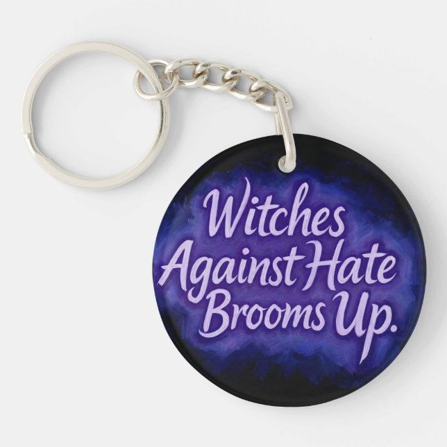 WitchesAgainstHate Keychain (Front)