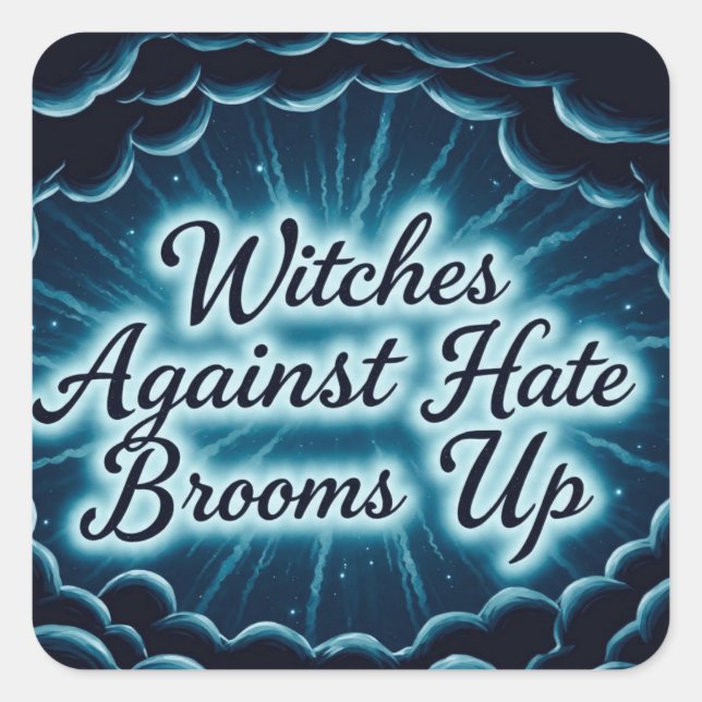 WitchesAgainstHate  Square Sticker (Front)