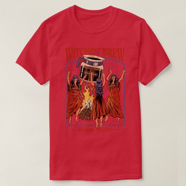 Witchess Brew Black Magic Cold Brew  T-Shirt (Design Front)
