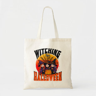 Witching for Halloween, Spooky Witches Party Tote Bag