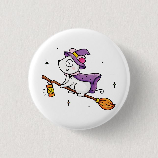 Witching hour  1 inch round button (Front)