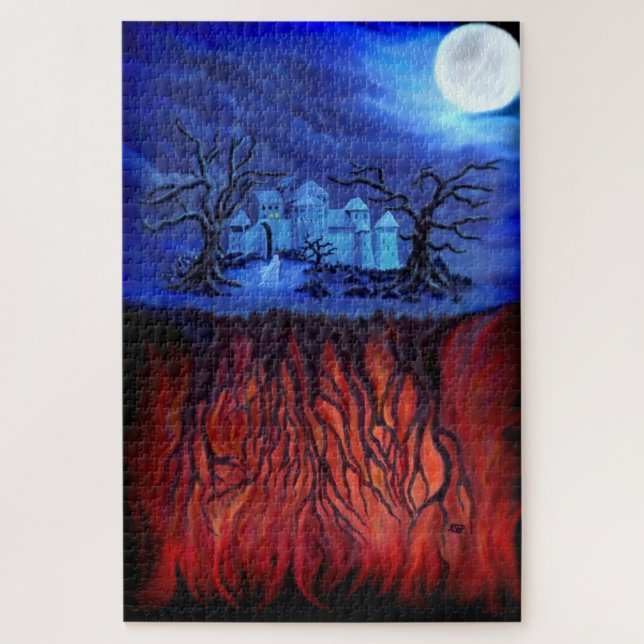Witching hour, between Heaven and Hell Jigsaw Puzzle (Vertical)