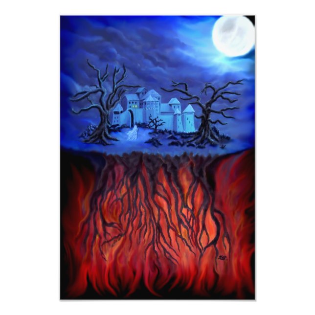 Witching hour, between Heaven and Hell Photo Print (Front)