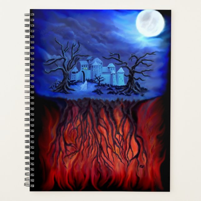 Witching hour, between Heaven and Hell Planner (Front)