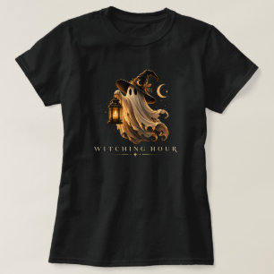 Witching Hour Gothic Halloween Ghost T-Shirt