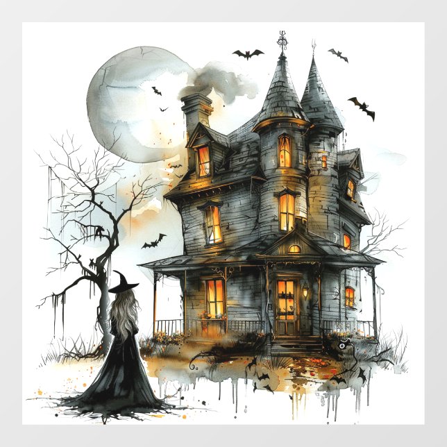Witching Hour Manor – A Haunted Autumn Tale Window Cling (Sheet)