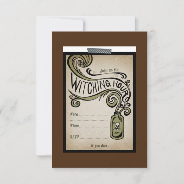Witching Hour Party Invite (Front)