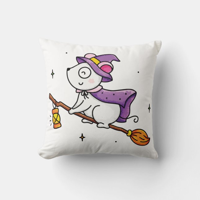 Witching hour  throw pillow (Front)