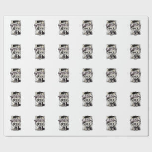 Witching Hour Vintage Engraving Witchy Design_1 Wrapping Paper