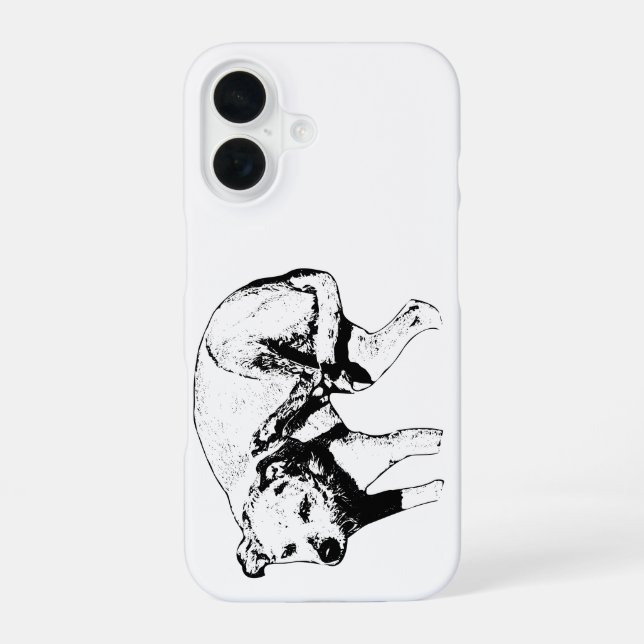 Witching Hour Wiggle iPhone 16 Case (Back)