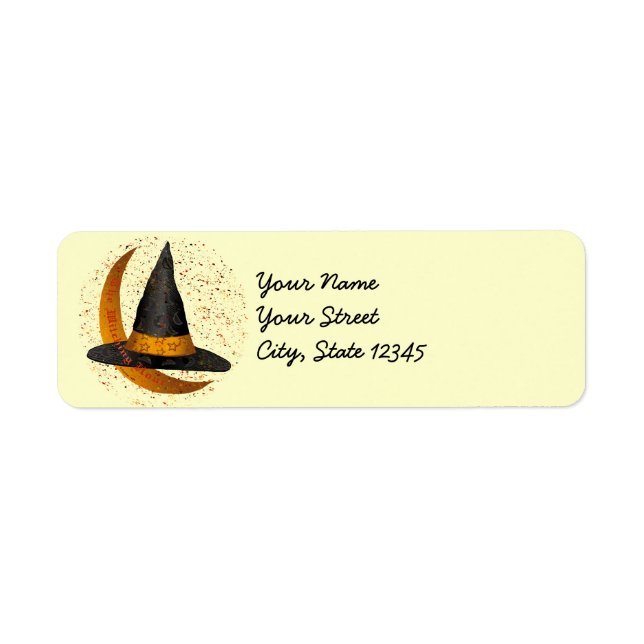 Witching Hour Witch address labels (Front)