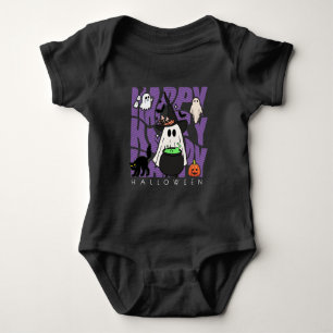 Witching Up Fun Happy Halloween Magic & Mischief Baby Bodysuit