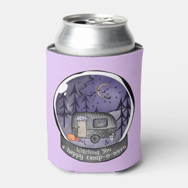 Witching You A Happy Camp-O-Ween Can Cooler (Can Front)