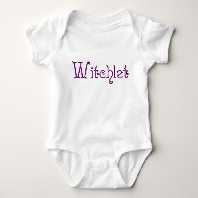 Witchlet Onsie Baby Bodysuit (Front)
