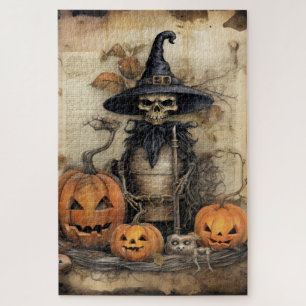 Witchlight Whimsy — Spooky Charm in Full Bloom Jigsaw Puzzle