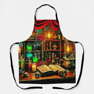 Witch's Altar Mystical Night Brew Design Apron