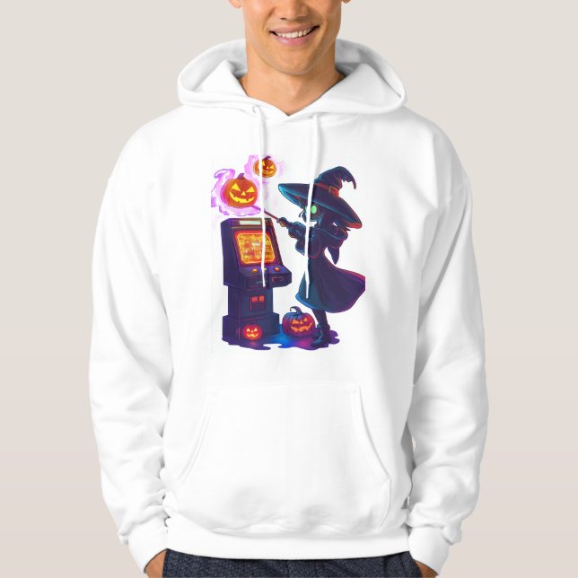 Witch's Arcade Night Hoodie (Front)