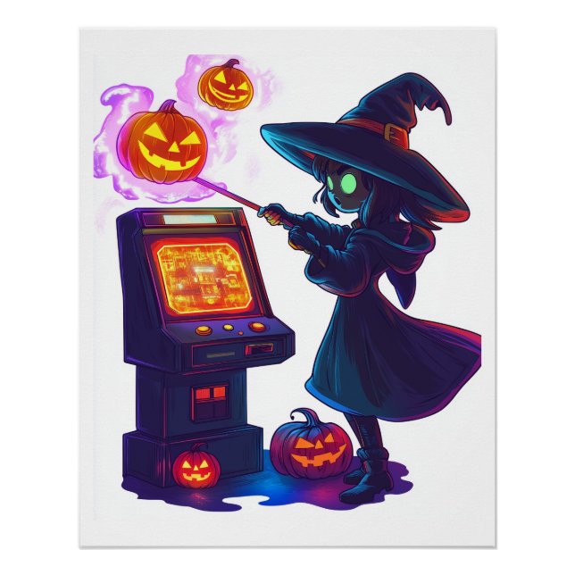 Witch's Arcade Night Poster (Front)