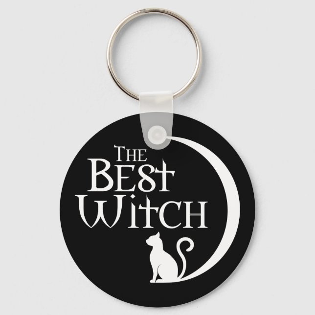 Witch's Best Witch - Witches Keychain (Front)
