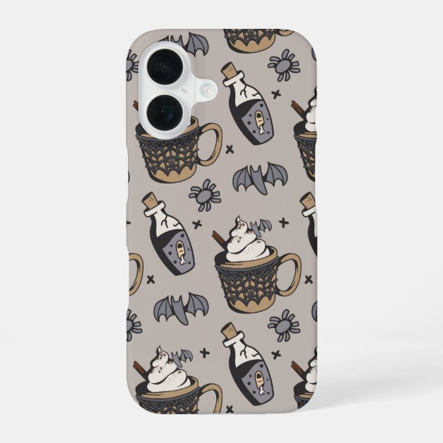Witch's Brew – Cozy Potion iPhone 16 Case (Back)