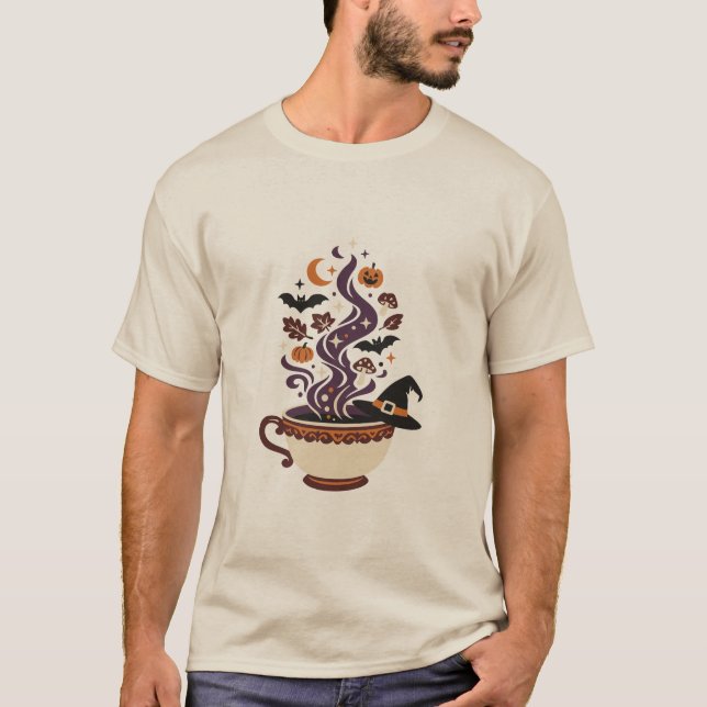 Witch's Brew Halloween Magic T-Shirt (Front)