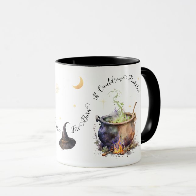 Witch's Cauldron Mug (Front Right)