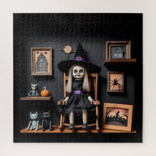 Witch's Cursed Doll House Jigsaw Puzzle