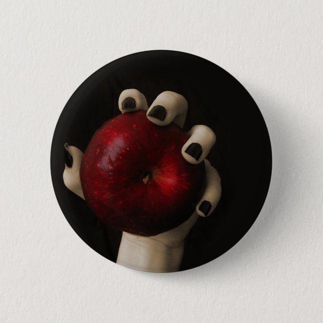 Witch's hand 2 inch round button (Front)