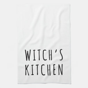 Witch's Kitchen White Towel