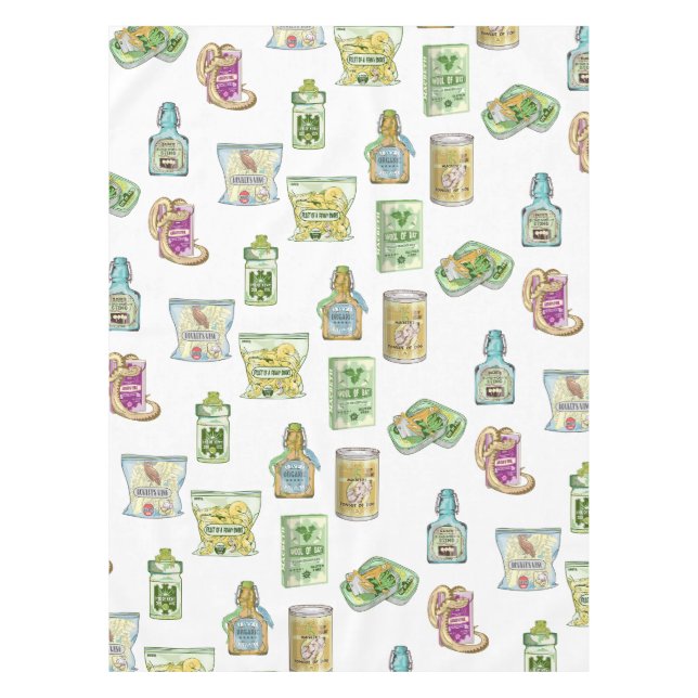 Witch's potion pattern double double  tablecloth (Front)