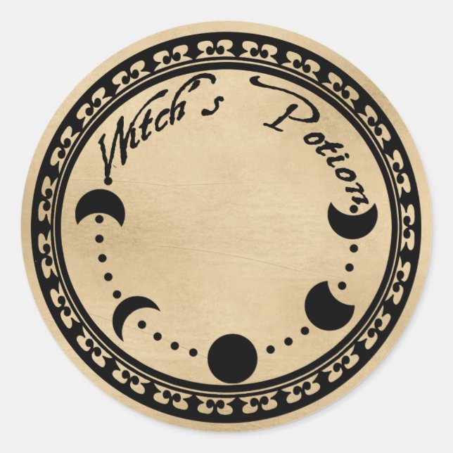 WITCH'S POTIONS LABEL (Front)