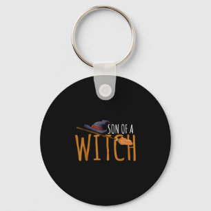 Witch's son halloween hat  keychain