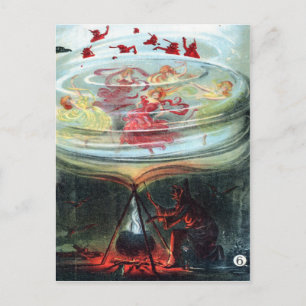Witch's Whirl Waltzes Postcard