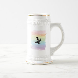 Witchy And Cat, Halloween Mood Beer Stein