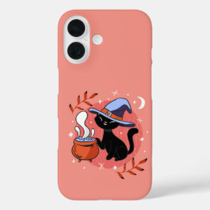 Witchy Black Cat  iPhone 16 Case