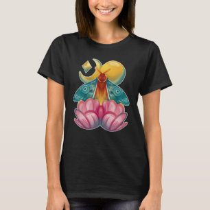 Witchy Celestial Lunar Moth Crescent Moon Cottagec T-Shirt