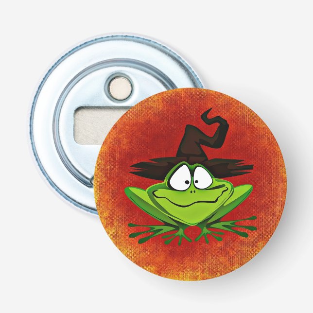 Witchy Frog Bottle Opener (Front)