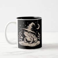 Witchy Frog Vintage Halloween Goblincore