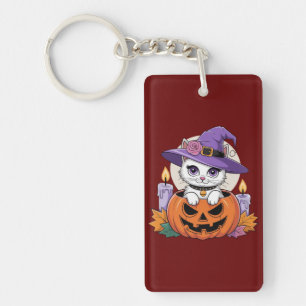 Witchy Furball Keychain