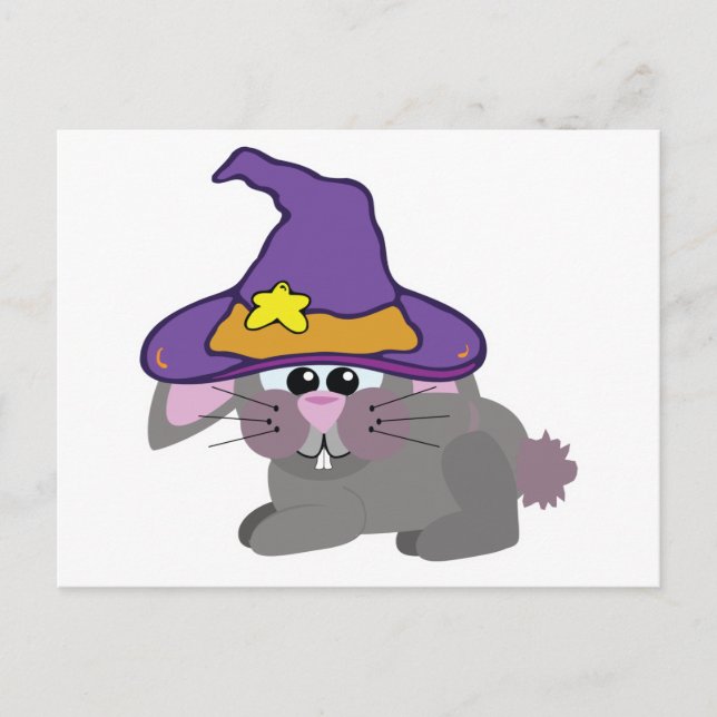 witchy goofkins bunny rabbit postcard (Front)