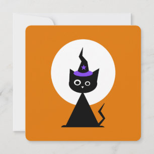 Witchy Halloween Cat